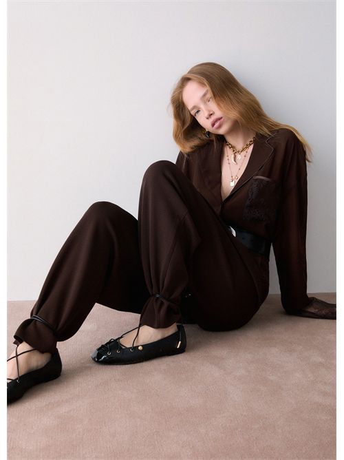 Pantaloni in maglia LIU JO | CF6245MS55N/X0807